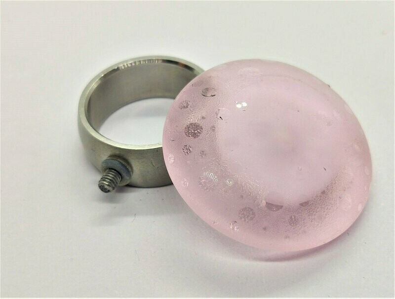 RINGTOP in rosa - teilsatiniert