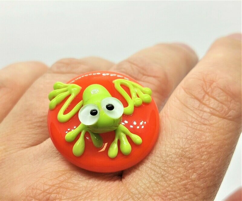 RINGTOP "Frosch" in frischem Orange