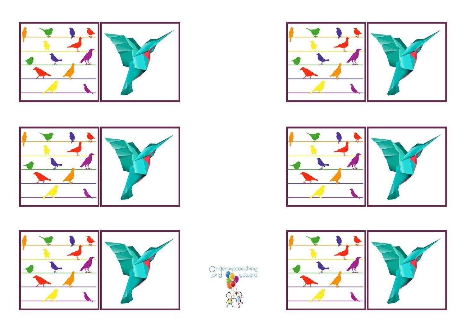Prematuur Neuropathie Ik was verrast Memory origami vogels - geheugentraining voor gevorderden🧠🏆