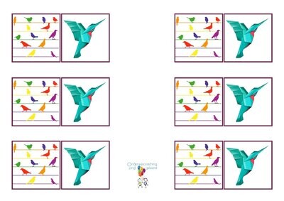Memory origami vogels - geheugentraining voor gevorderden🧠🏆