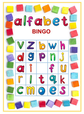Alfabet Bingo kleine letters📝😊 groep 1 - 2