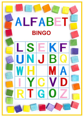 Alfabet Bingo Hoofdletters📝😊 groep 3 en 4