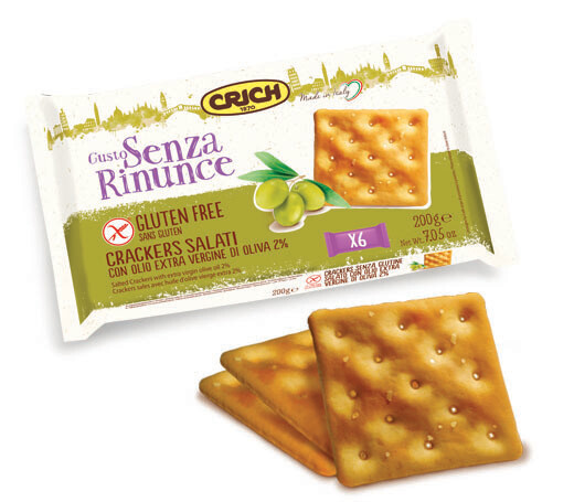 Crich Crackers salati con olio extra vergine di oliva