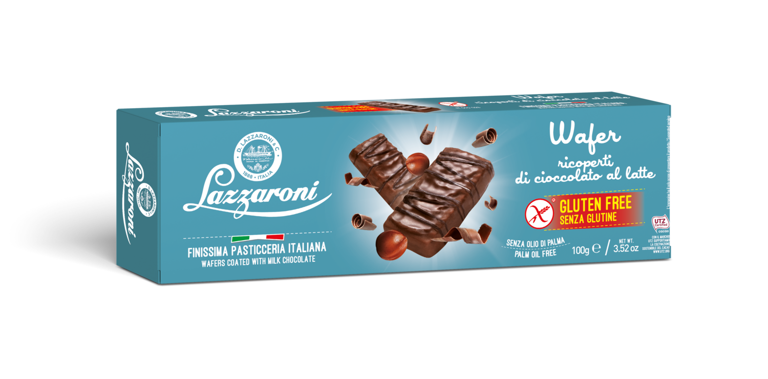 Lazzaroni Wafer ricoperti di cioccolato al latte