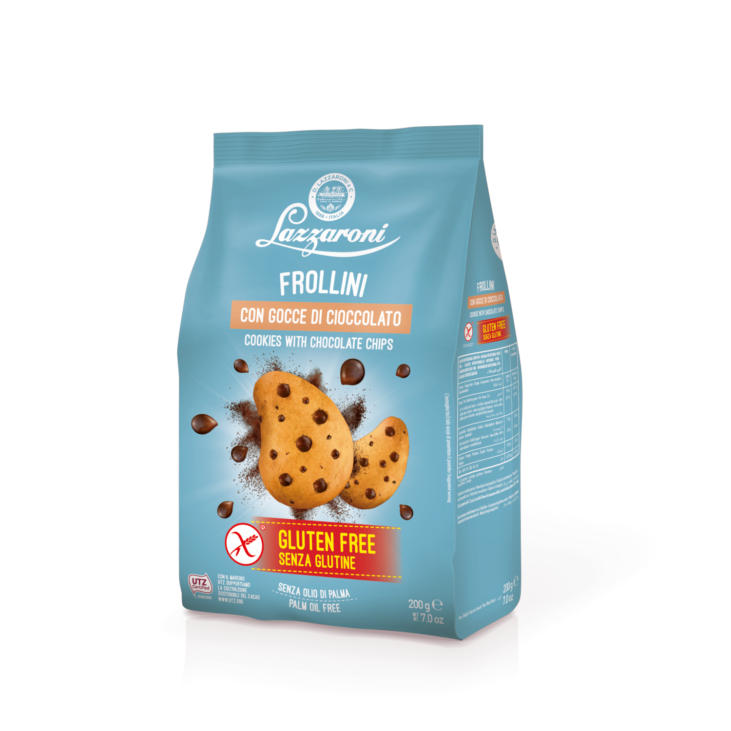 Lazzaroni Frollini con gocce di cioccolato