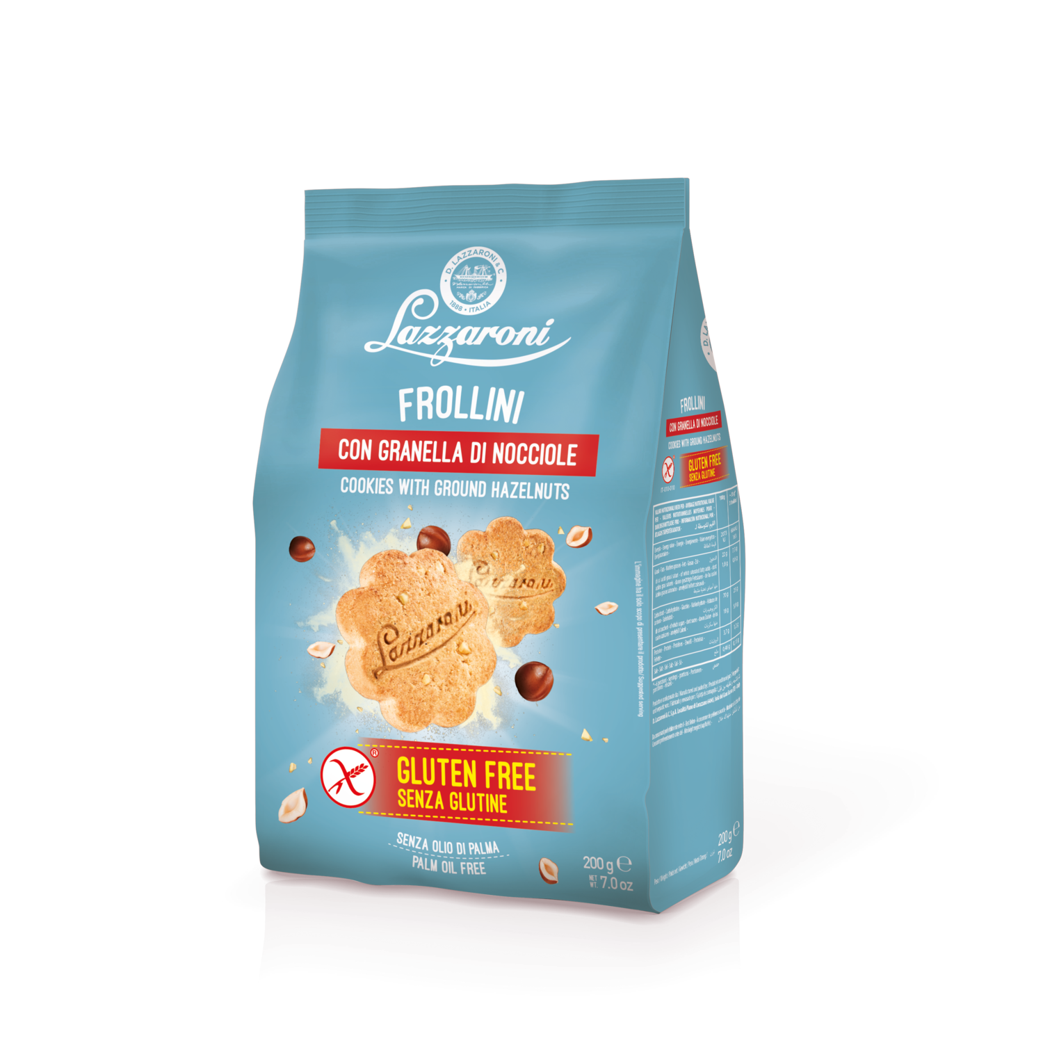 Lazzaroni Frollini con granella di nocciole