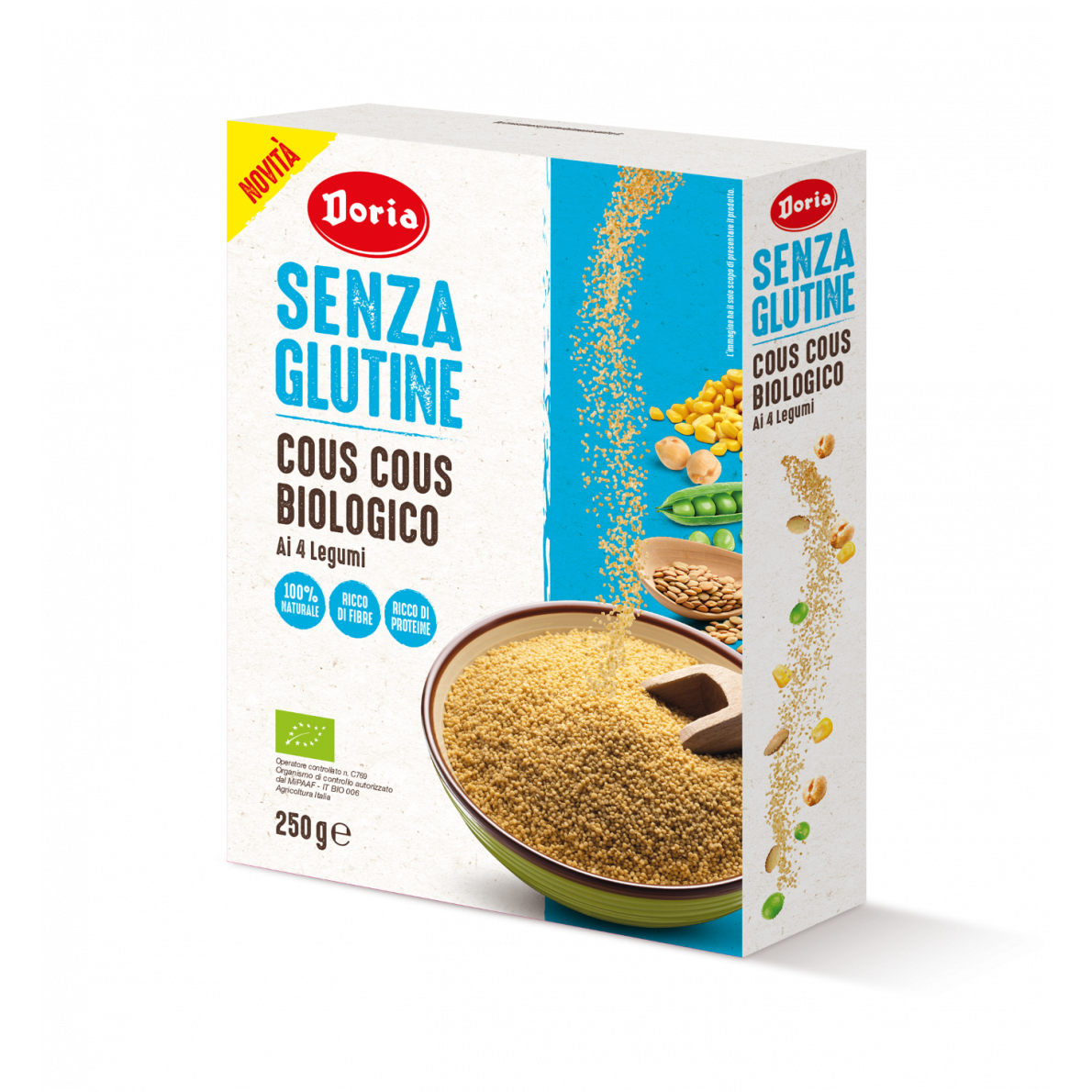 Doria Cous Cous ai 4 legumi biologico