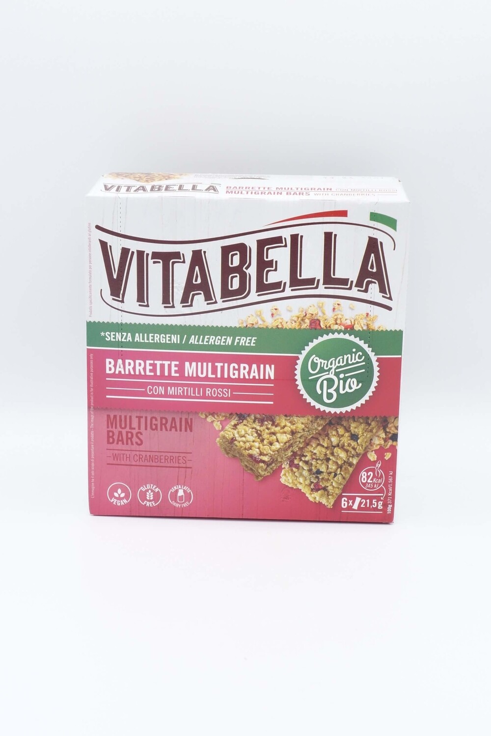 Vitabella Barrette multigrain con frutti rossi