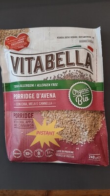 Vitabella Porridge d&#39;Avena con chia mela e cannella