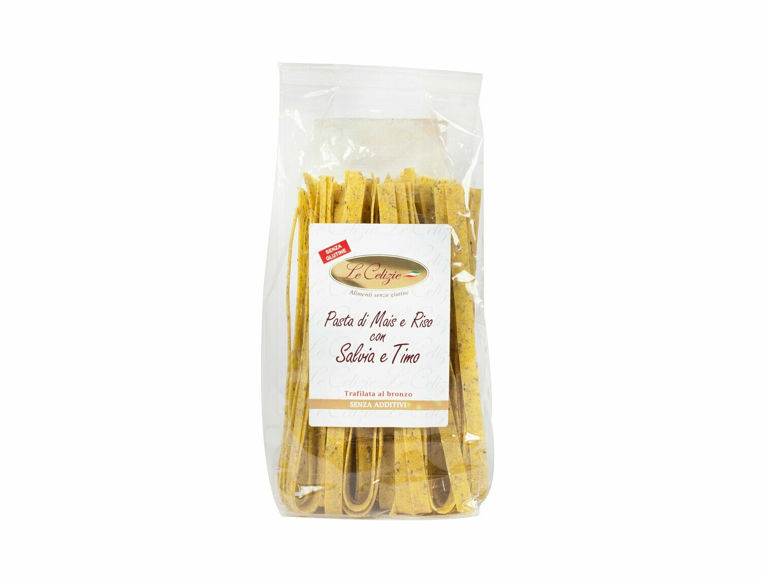 Le Celizie Pappardelle Mais e riso con Salvia e Timo