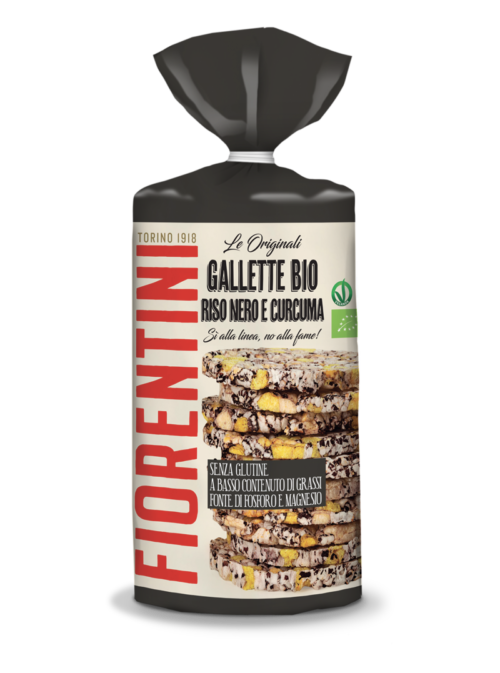 Fiorentini Gallette di Riso Nero e Curcuma Bio