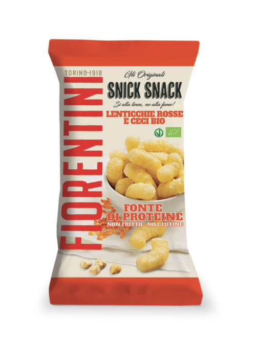 Fiorentini Snick Snack Bio Cornetti con Lenticchie e Ceci