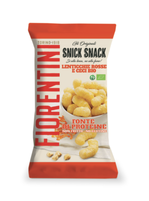 Fiorentini Snick Snack Bio Cornetti con Lenticchie e Ceci