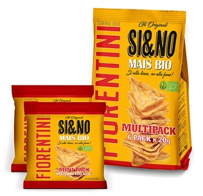 Fiorentini Bio Si&amp;No di Mais al Sale marino Multipack