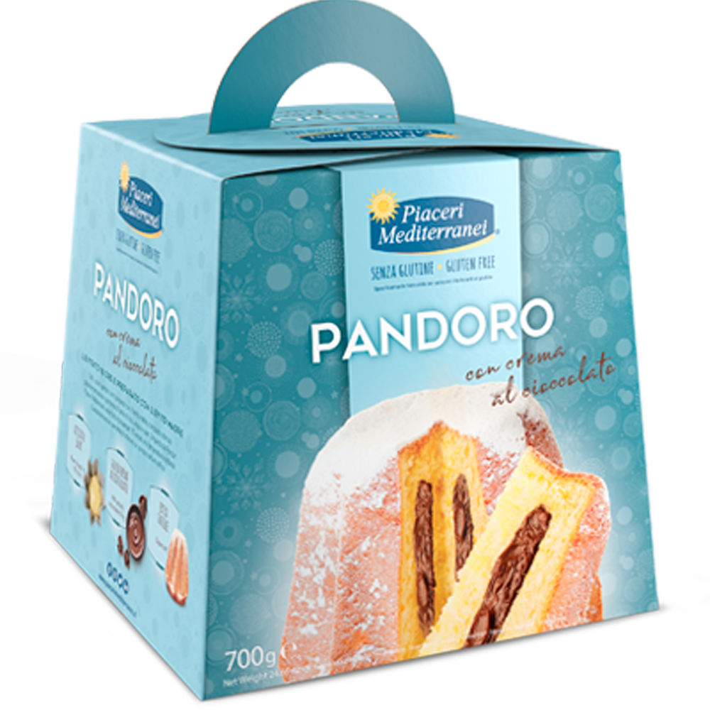 Piaceri Mediterranei Pandoro con crema al Cioccolato