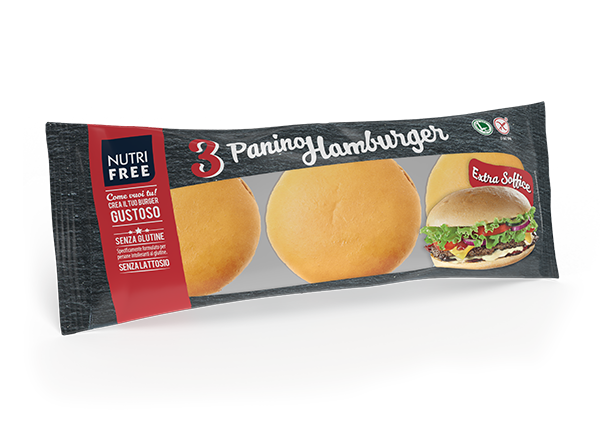 Nutrifree Panino Hamburger x3
