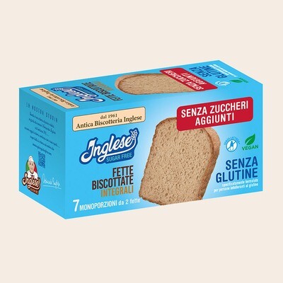 Inglese Fette Biscottate Integrali Senza zuccheri aggiunti