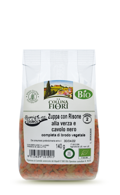 Cerreto Zuppa con Risone alla Verza e Cavolo Nero