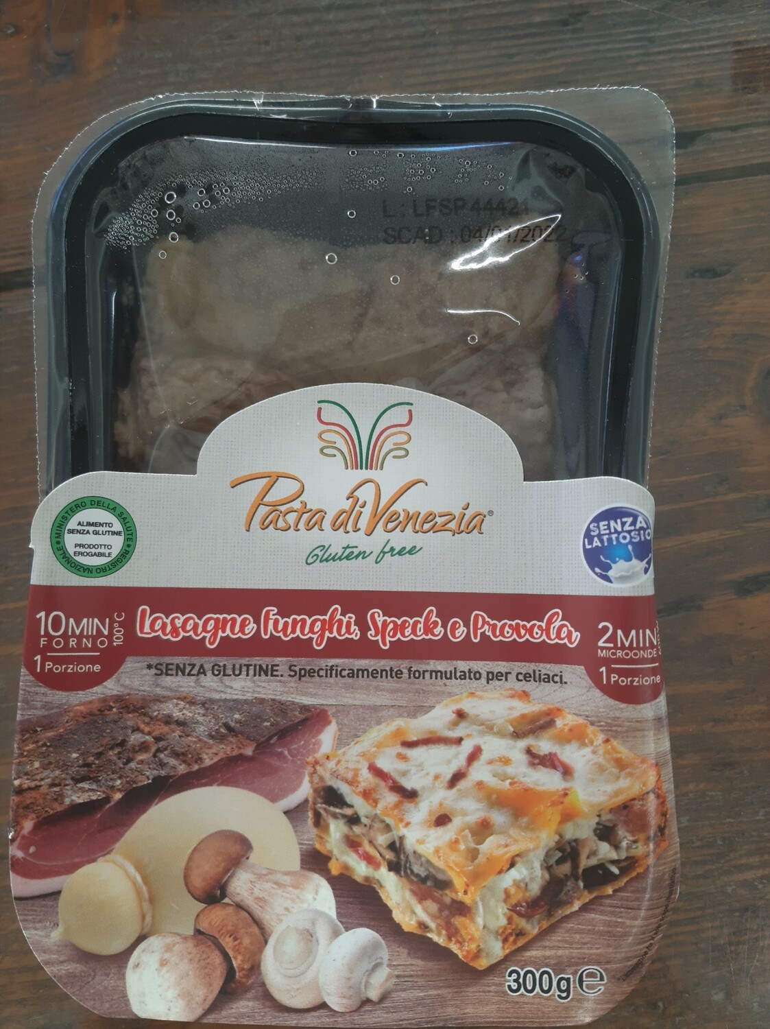 Pasta di Venezia Lasagne ai Funghi, Speck e Provola