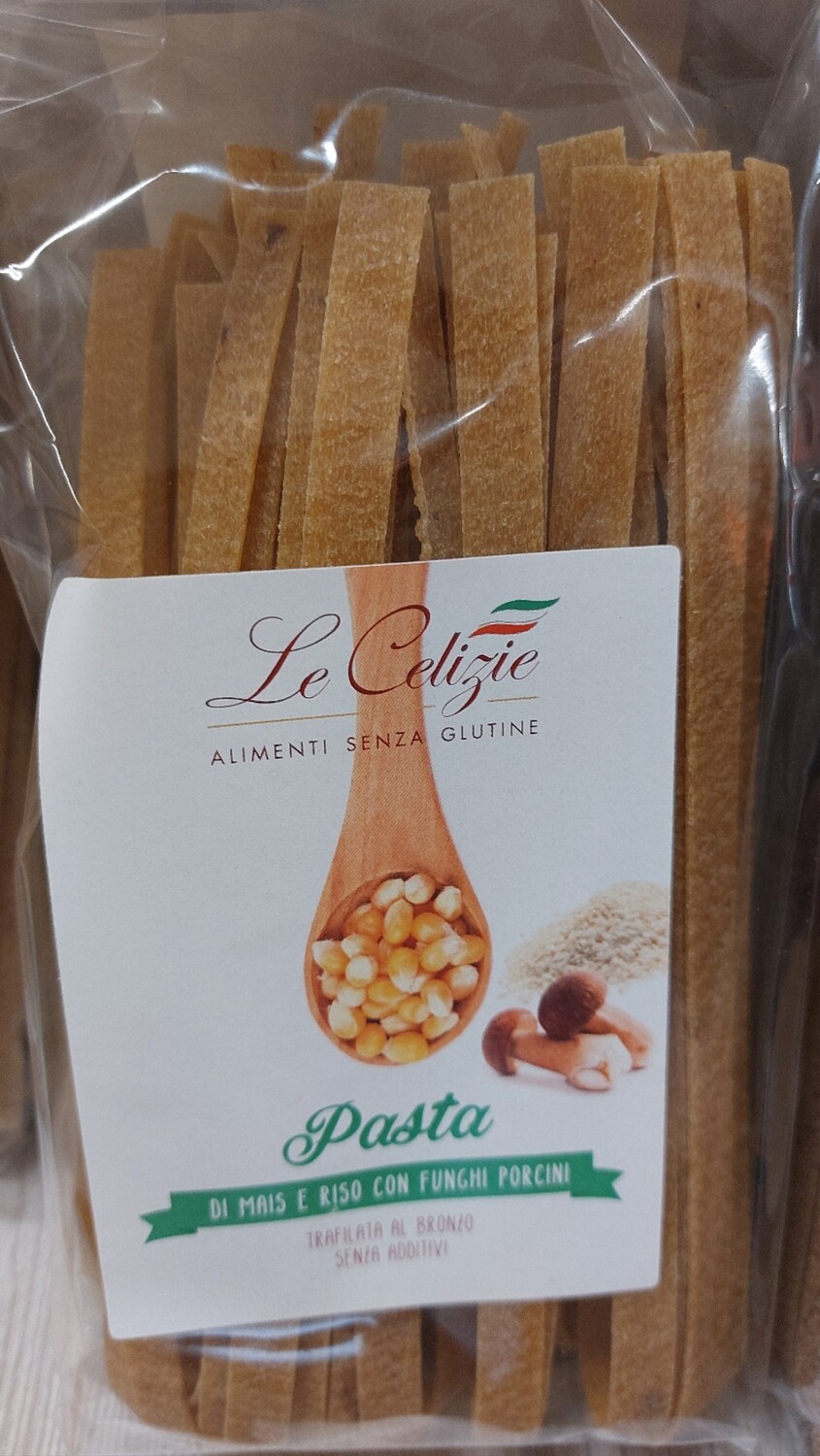 Le Celizie Pappardelle Mais e riso ai Porcini