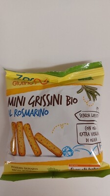 Fior di Loto Zer% Glutine Mini Grissini al Rosmarino 