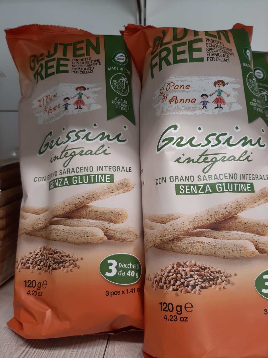 Il pane di anna Grissini  integrali monoporzione
