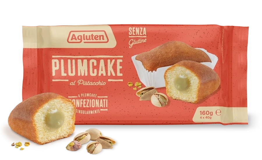 Agluten Plumcake al Pistacchio