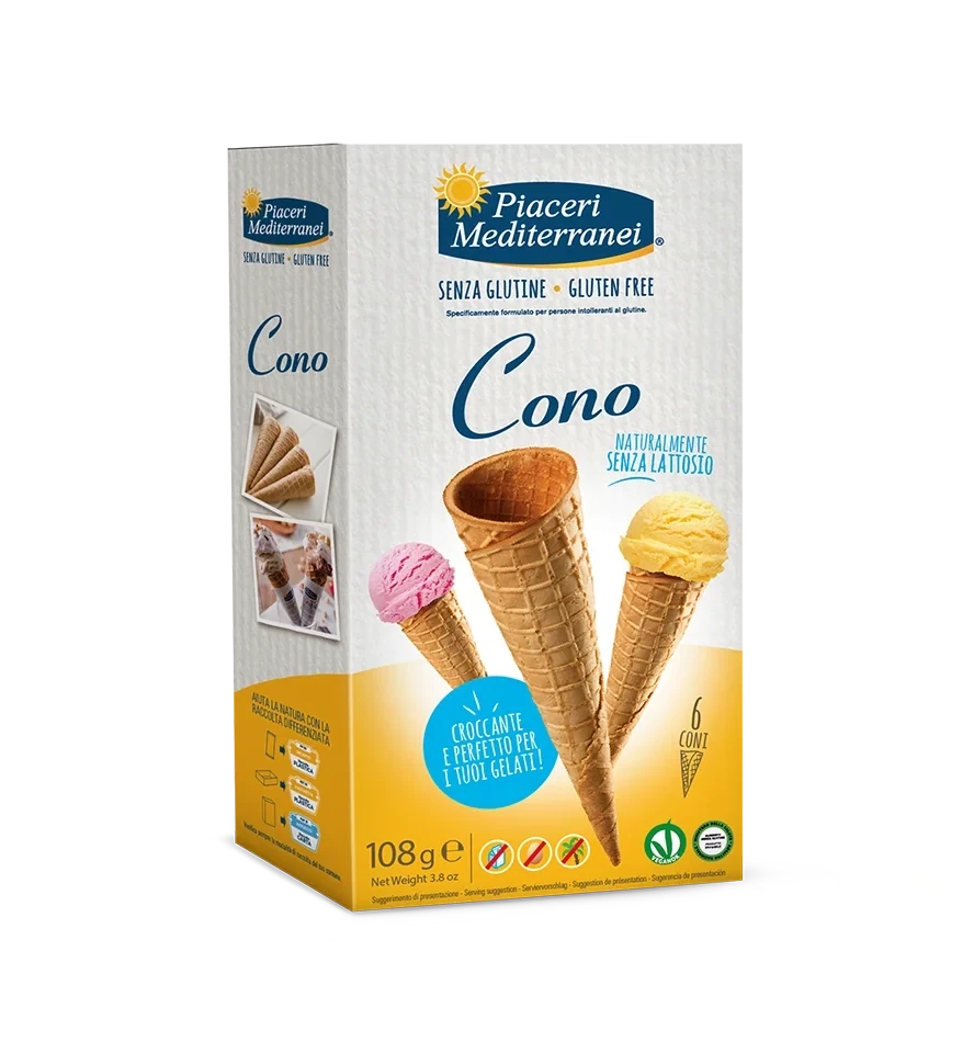Piaceri Mediterranei Cono Gelato 6 pezzi
