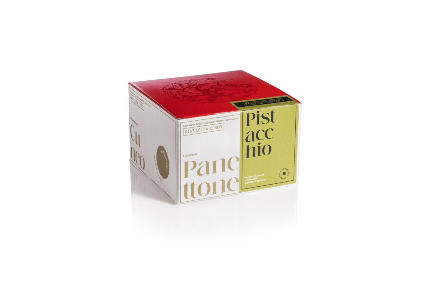 Pasticceria Cuneo Panettone Farcito con crema Pistacchio