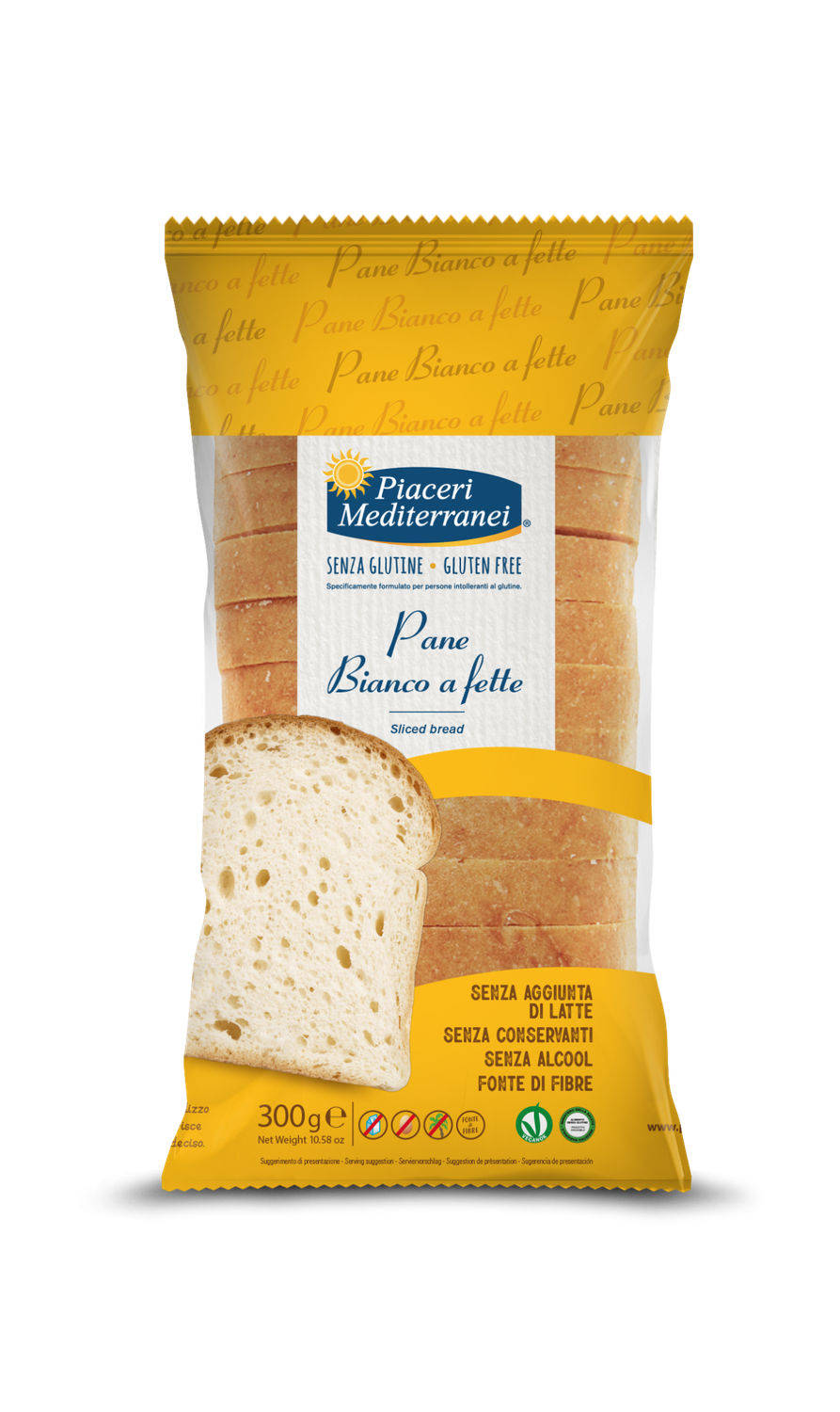 Piaceri Mediterranei Pane Bianco a fette