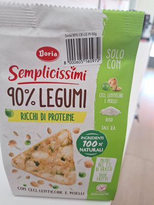 Doria Semplicissimi legumi ceci lenticchie e piselli