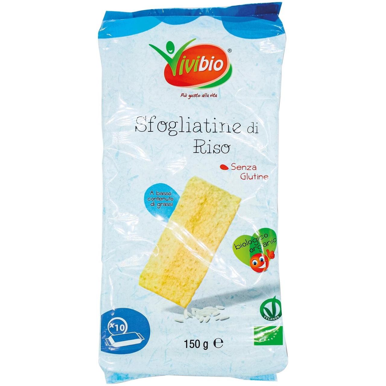 Vivibio Sfogliatine di riso senza sale