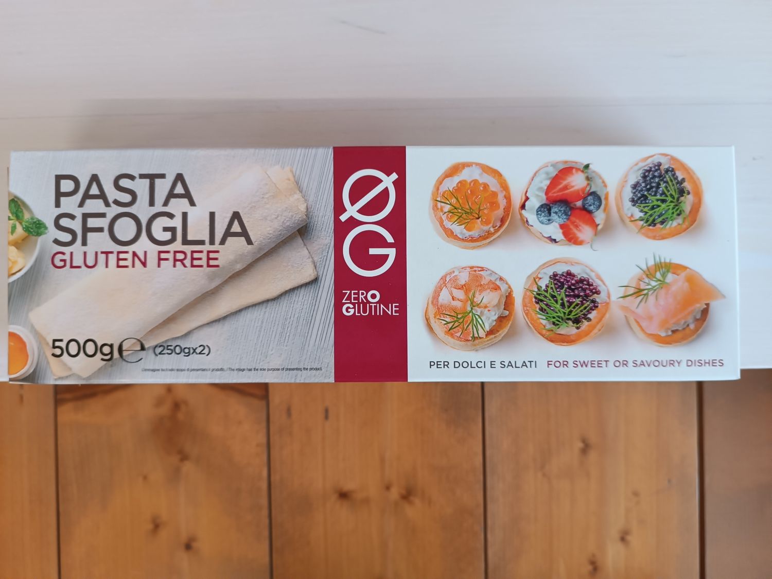 Zero Glutine Packaging pasta Sfoglia 