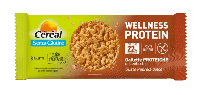 Céréal Gallette Wellness Protein lenticchie Paprika