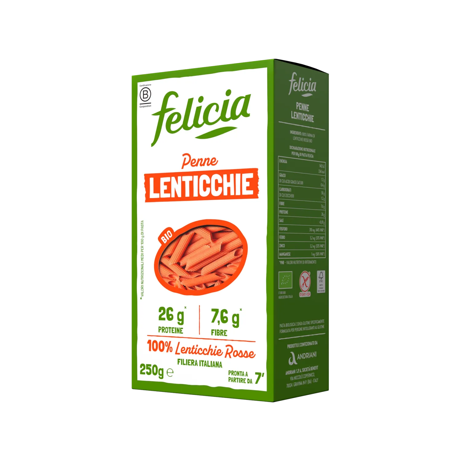 Felicia bio Penne di Lenticchie