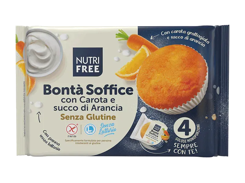 Nutrifree Bontà Soffice​ Carota e Arancia
