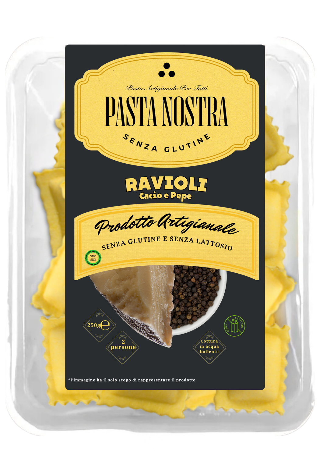 Pasta Nostra Ravioli Cacio e Pepe