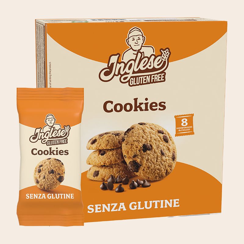 Inglese  Cookies Senza Glutine Astuccio