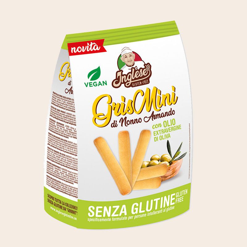 Inglese  Grissini Mini all'olio di oliva