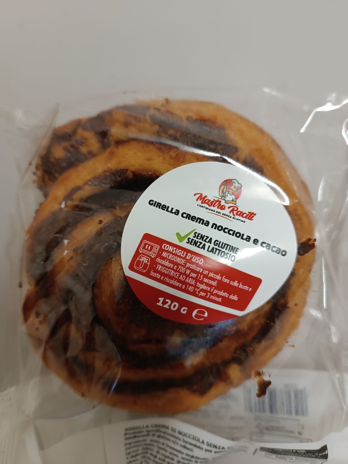 Mastro Raciti Girella Crema di nocciola 