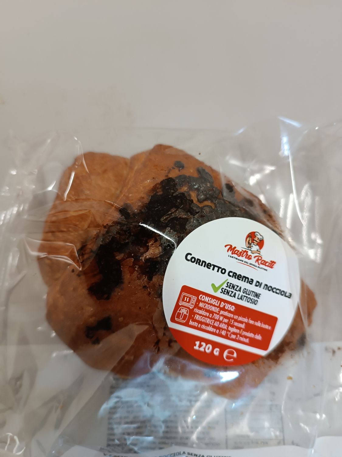 Mastro Raciti Cornetto Crema di nocciola 