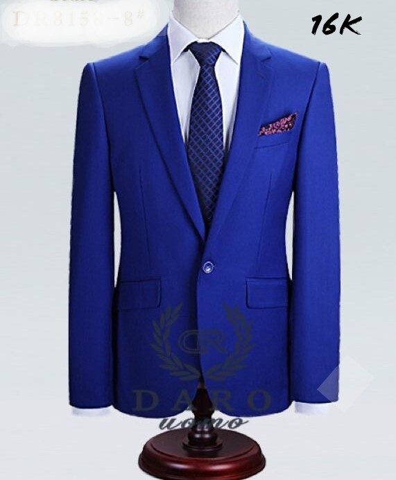 Royal Blue Plain suit