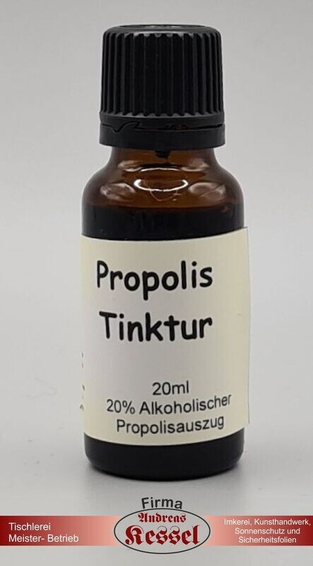 40€/100ml Propolistinktur 20% 20ml 40€/100ml Propolistinktur 20% 20ml