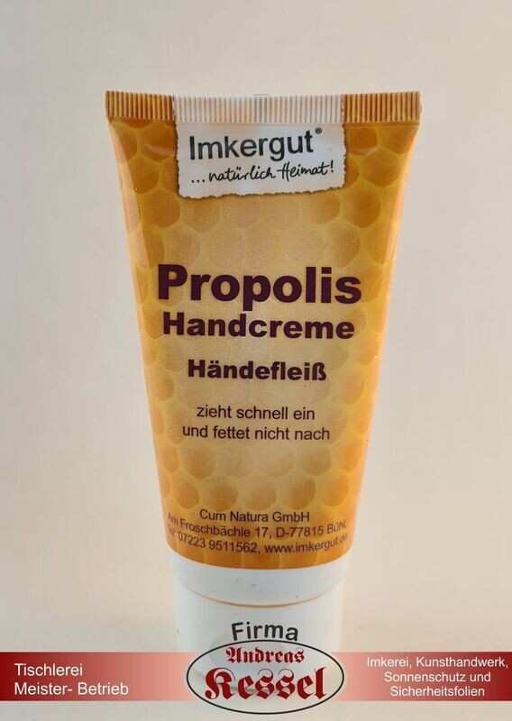 100g = 7,87€ Propolis Handcreme 75ml 100g = 7,87€ Propolis Handcreme 75ml