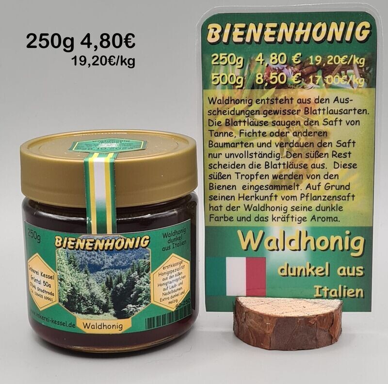 Waldhonig dunkel Italien 250g Waldhonig dunkel Italien 250g