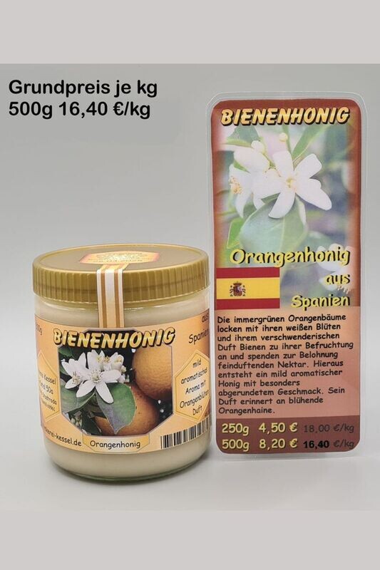Orangenhonig 500g Orangenhonig 500g