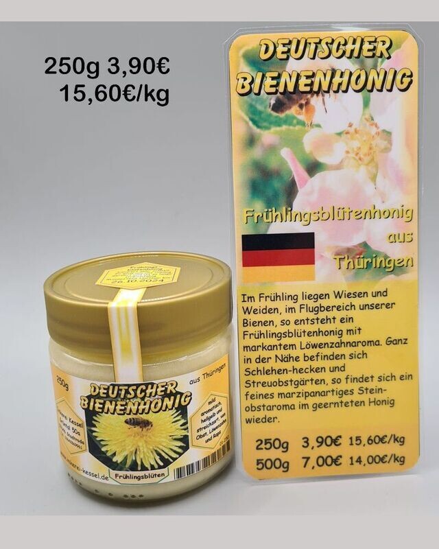 Frühlingsblütenhonig Deutschland 250g Frühlingsblütenhonig Deutschland 250g