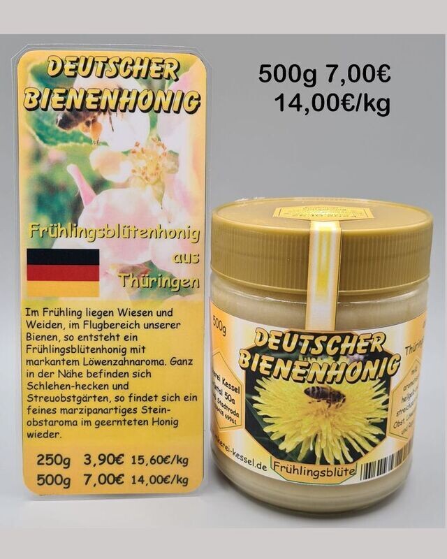 Frühlingsblütenhonig Deutschland 500g Frühlingsblütenhonig Deutschland 500g