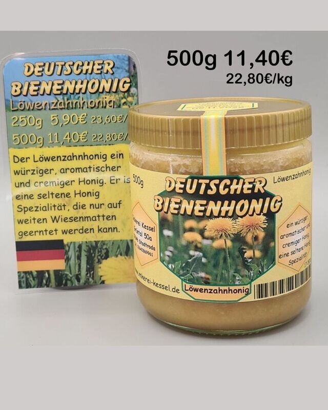 Löwenzahnhonig Deutschland 500g Löwenzahnhonig Deutschland 500g