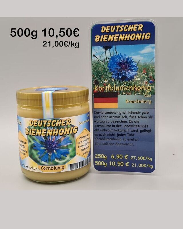 Kornblumenhonig Deutschland 500g Kornblumenhonig Deutschland 500g